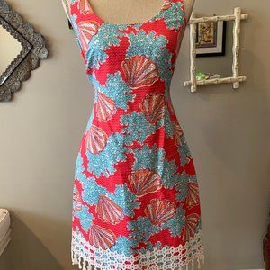 Lilly Pulitzer Shell Print Sheath Dress